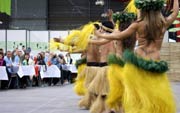 Prestation des Vahinés lors de la soirée de 2014