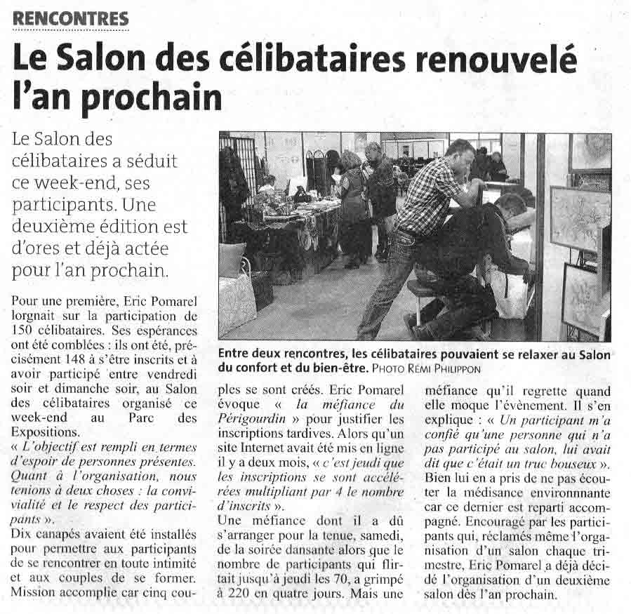 Le Salon Bien-Être - Article de Presse