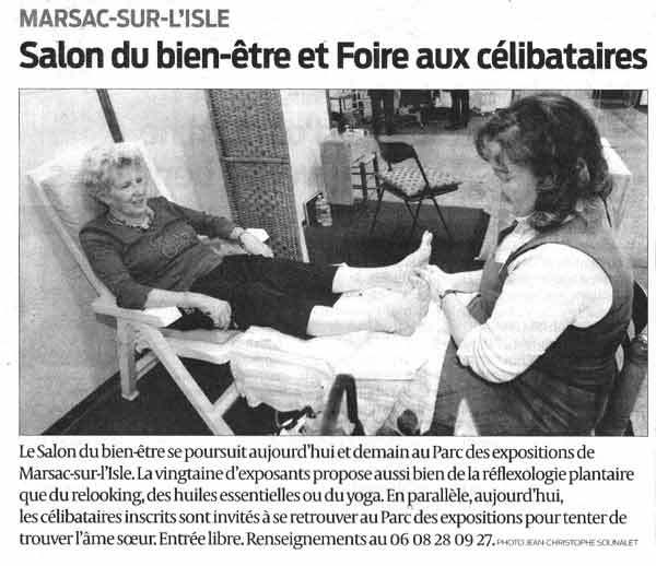 Le Salon Bien-Être - Article de Presse