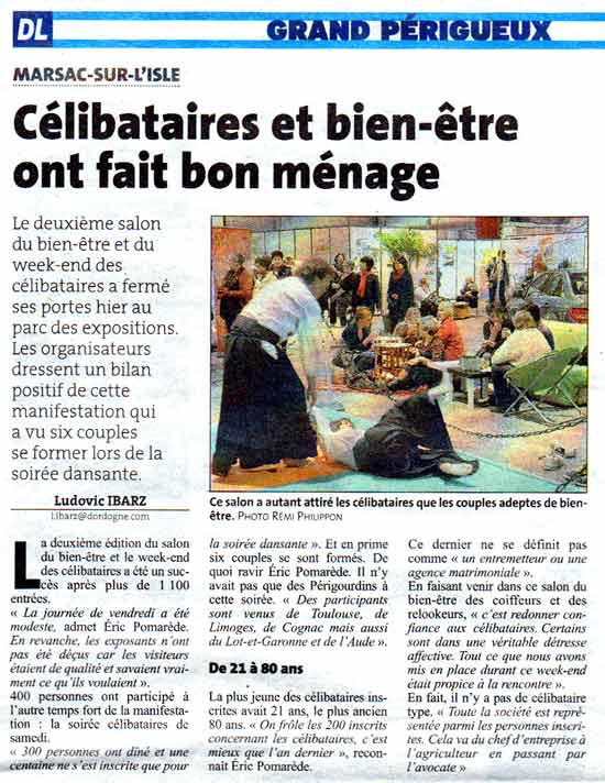 Le Salon Bien-Être - Article de Presse