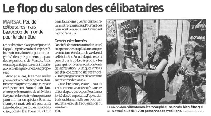 Le Salon Bien-Être - Article de Presse