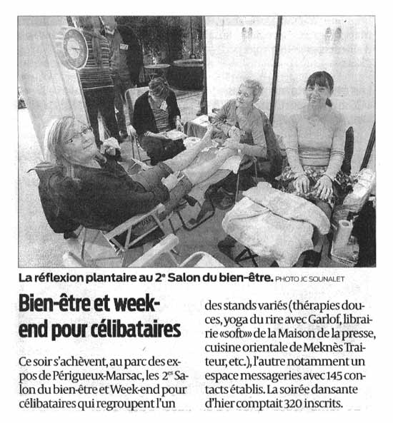 Le Salon Bien-Être - Article de Presse